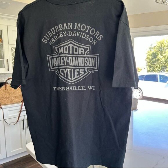 Harley Davidson Men’s Black Tee Shirt NWT - Picture 12 of 13